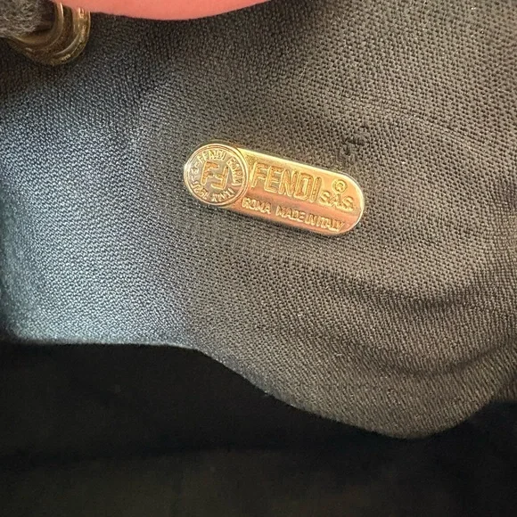 Fendi Black and Brown Checkered Backpack - Picture 14 of 16